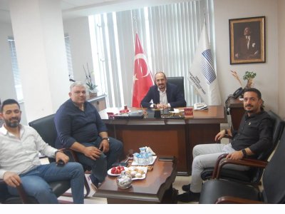 ANAMUR İLÇE TEMSİLCİMİZ UFUK KATIK VE ARKADAŞLARI ŞUBE BAŞKANIMIZI ZİYARET ETTİ.