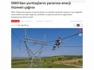 EMODAN YURTTAŞLARIN YARARINA ENERJİ HİZMETİ ÇAĞRISI (BİRGUN.NET)