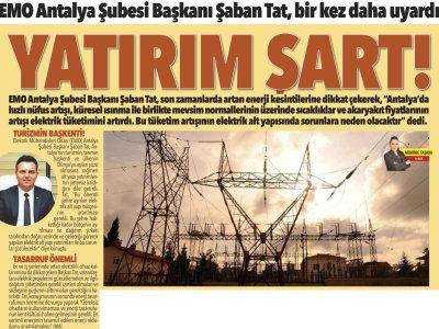 YATIRIM ŞART! (ANTALYA YÜZYÜZE-25.08.2023)