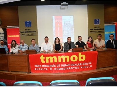 TMMOB ANTALYA İKK BASIN TOPLANTISI