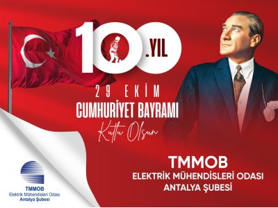 CUMHURİYET BAYRAMIMIZIN 100. YILI KUTLU OLSUN!