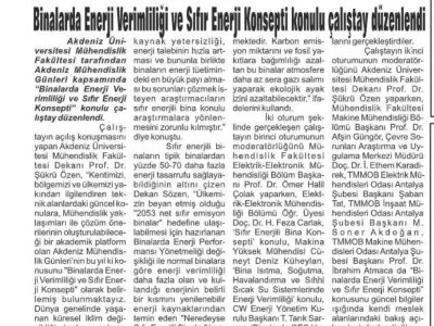 UZMANLAR ANLATTI ÖĞRENCİLER DİNLEDİ (ANTALYA EKSPRES-28.10.2023)