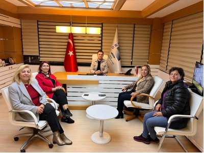 GAZETECİ VE TÜRK ÜNİVERSİTELİ KADINLAR DERNEĞİ ŞUBEMİZE ZİYARETTE BULUNDU