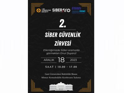 ULUSAL SİBER GÜVENLİK ZİRVESİ DÜZENLENECEK