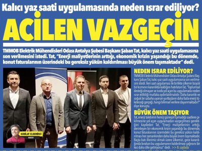 ACİLEN VAZGEÇİN (ANTALYA YÜZYÜZE-20.12.2023)
