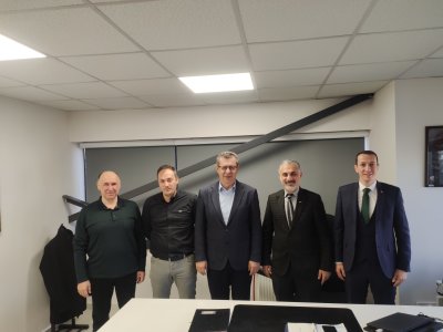 YÖNETİM KURULUMUZ, OSMANGAZİ ELEKTRİK DAĞITIM A.Ş. GENEL KOORDİNATÖRÜ MUZAFFER YALÇIN`I ZİYARET ETTİ