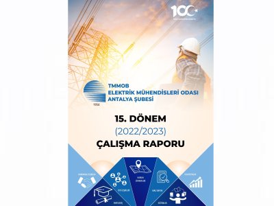 EMO ANTALYA ŞUBESİ 15. DÖNEM ÇALIŞMA RAPORU YAYINLANDI