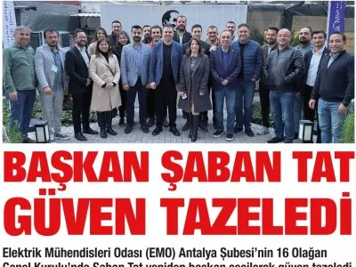 BAŞKAN ŞABAN TAT GÜVEN TAZELEDİ	(AKDENİZ GERÇEK-16.01.2024)