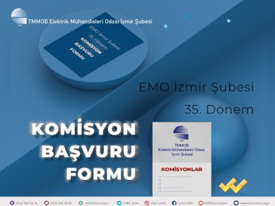 EMO İZMİR ŞUBESİ 35. DÖNEM KOMİSYONLARI OLUŞTURULUYOR