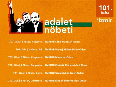 ADALET NÖBETİNE ÇAĞRI:<B> #GEZİYEOZGURLUK</B>