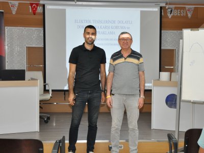 ELEKTRİK TESİSLERİNDE TOPRAKLAMALAR EĞİTİMİ DÜZENLENDİ