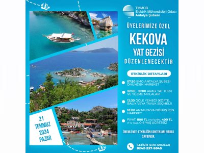 KEKOVA MAVİ YOLCULUK GEZİSİNDE BULUŞALIM!