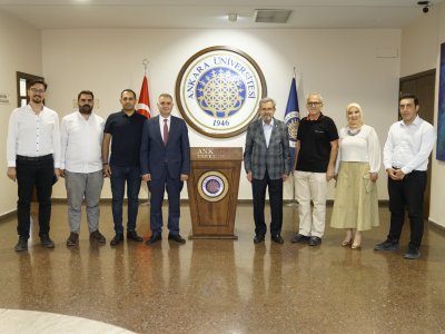 ANKARA ÜNİVERSİTESİ REKTÖRÜ PROF. DR. NECDET ÜNÜVAR`A ZİYARET