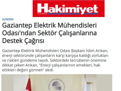ENERJİDE EMEĞİN DEĞERİ