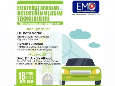 EMO TV-  ELEKTRİKLİ ARAÇLAR VE GELECEĞİN ULAŞIM TEKNOLOJİLERİ