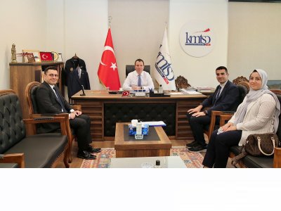 KAHRAMANMARAŞ TİCARET VE SANAYİ ODASI YÖNETİM KURULU BAŞKANI ZİYARETİ
