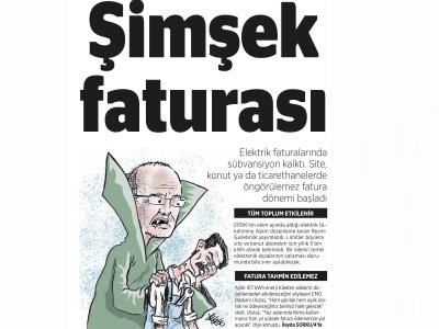 ŞİMŞEK FATURASI (BİRGÜN)