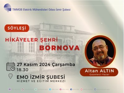 <B>SÖYLEŞİ</B>: HİKAYELER ŞEHRİ BORNOVA