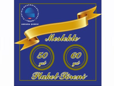 MESLEKTE 50 VE 60 YIL PLAKET TÖRENİ DÜZENLENİYOR