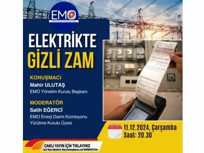 ELEKTRİKTE GİZLİ ZAM EMO TVDE
