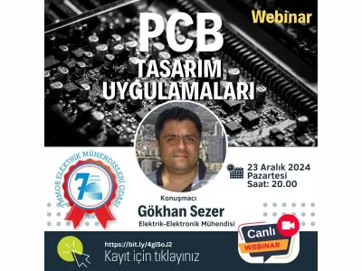 ÇEVRİMİÇİ SEMİNER: PCB TASARIM UYGULAMALARI