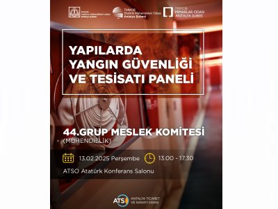 YAPILARDA YANGIN GÜVENLİĞİ VE TESİSATI PANELİ