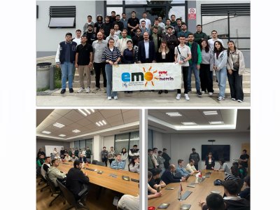 MERSİN ÜNİVERSİTESİ ELEKTRİK ELEKTRONİK MÜHENDİSLİĞİ 4.SINIF BÖLÜM ÖĞRENCİLERİ İLE ŞUBE BAŞKANIMIZ PROF. DR. ALKAN ALKAYA VE ARŞ. GÖR. HATİCE ÖZMÜŞÜN EŞLİĞİNDE KIVANÇ ENERJİYE TEKNİK GEZİ DÜZENLENDİ.