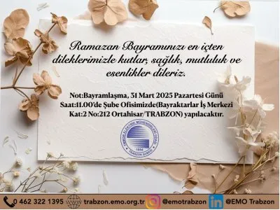 RAMAZAN BAYRAMI KUTLU OLSUN
