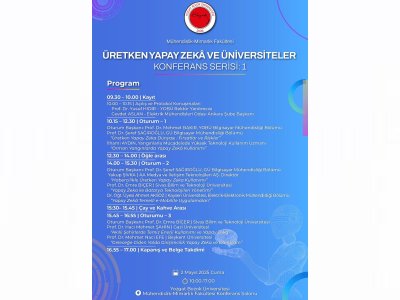 ÜRETKEN YAPAY ZEKA VE ÜNİVERSİTELER KONFERANSI DÜZENLENİYOR