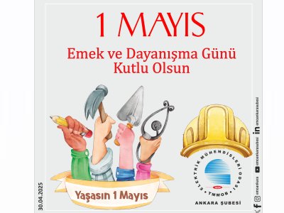 1 MAYIS EMEK VE DAYANIŞMA GÜNÜ KUTLU OLSUN