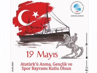 19 MAYIS ATATÜRK`Ü ANMA, GENÇLİK VE SPOR BAYRAMI KUTLU OLSUN
