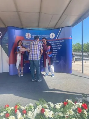 ONDOKUZ MAYIS ÜNİVERSİTESİ MEZUNİYET TÖRENİNE KATILDIK