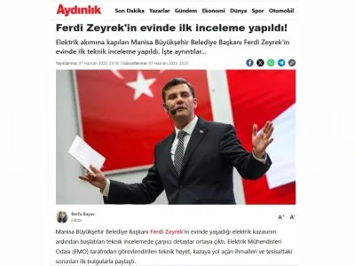 FERDİ ZEYREK`İN EVİNDE İLK İNCELEME YAPILDI! (AYDINLIK.COM.TR, 07.06.2025)