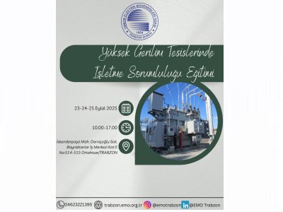 YG TESİSLERİNDE İŞLETME SORUMLULUĞU EĞİTİMİ