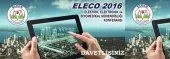ELEKTRİK, ELEKTRONİK VE BİYOMEDİKAL MÜHENDİSLİĞİ KONFERANSI
1-2-3 ARALIK 2016, BURSA