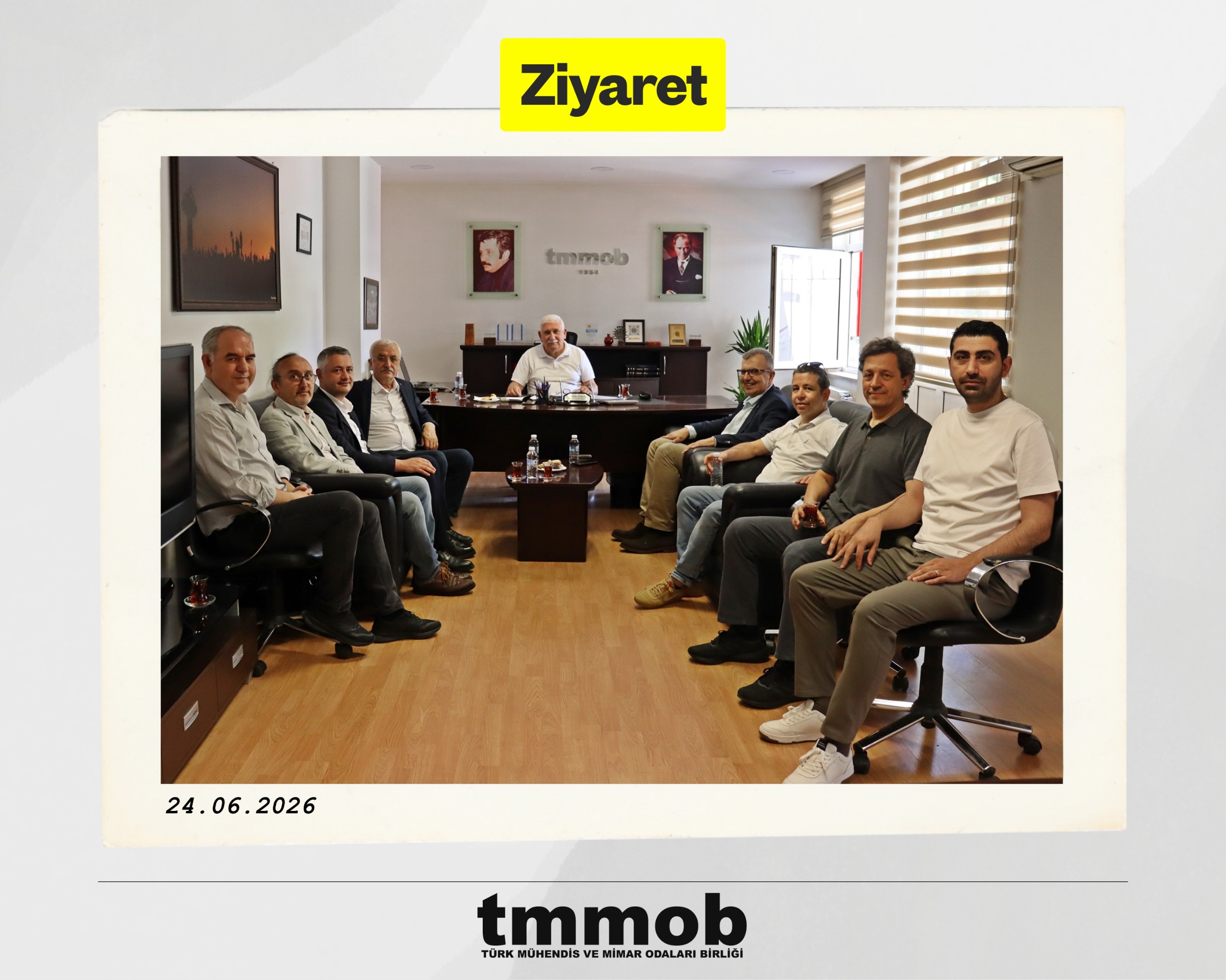 İMO, TMMOB'Yİ ZİYARET ETTİ